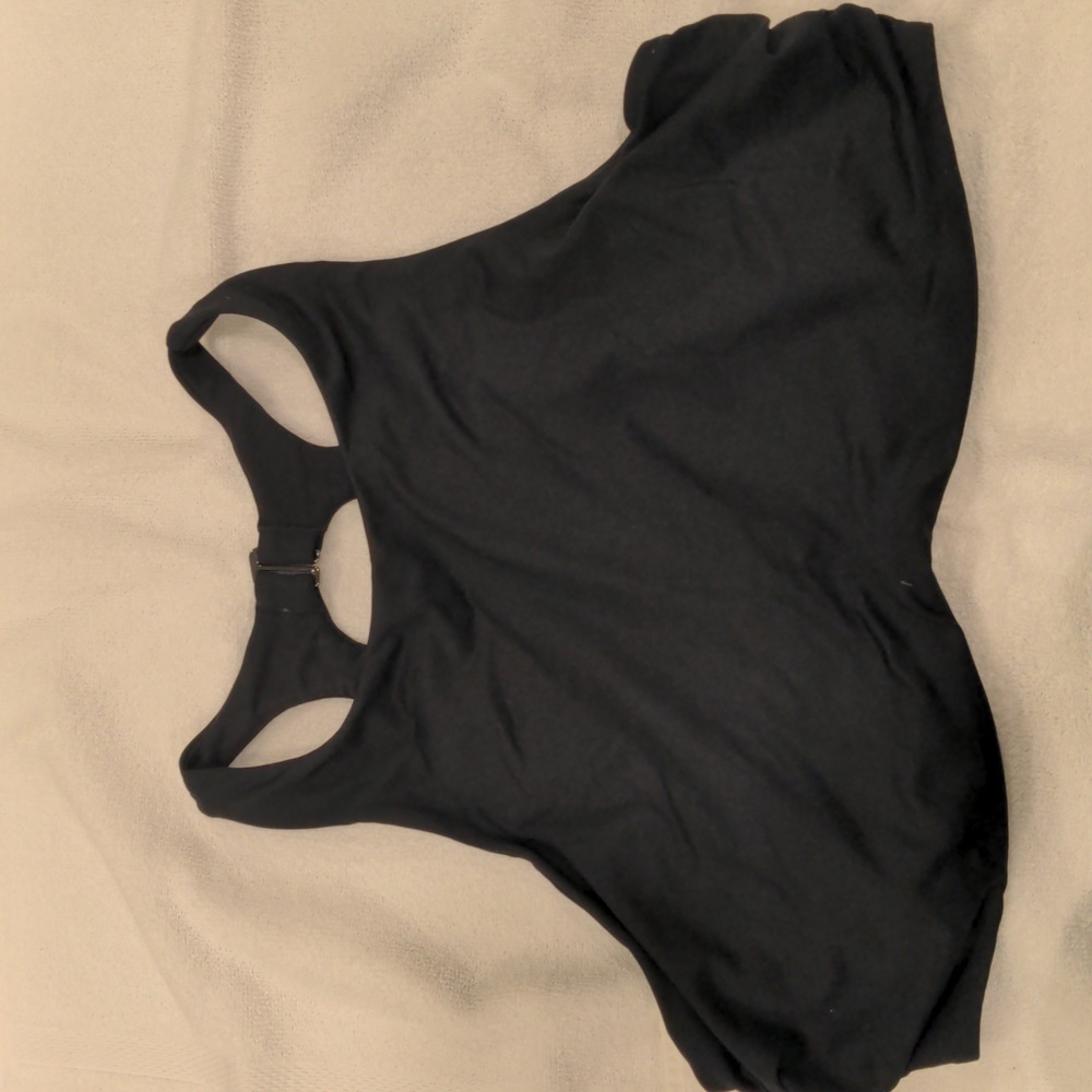 Athleta Black Swim Top